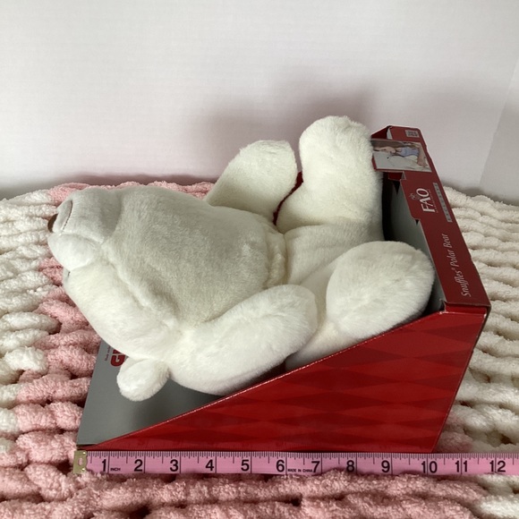 Gund Snuffles Polar Bear Plush Stuffed Animal New In Box FAO Schwartz - Picture 9 of 11